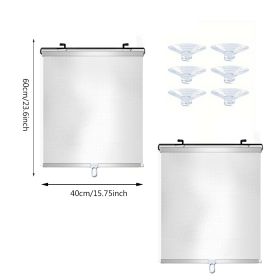 Retractable Blackout Roller Blinds (Option: W13554315)