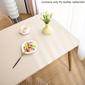 PU Stretch Fitted Rectangle Tablecloth (Option: W13554324)