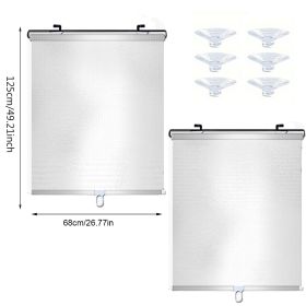 Retractable Blackout Roller Blinds (Option: W13554307)